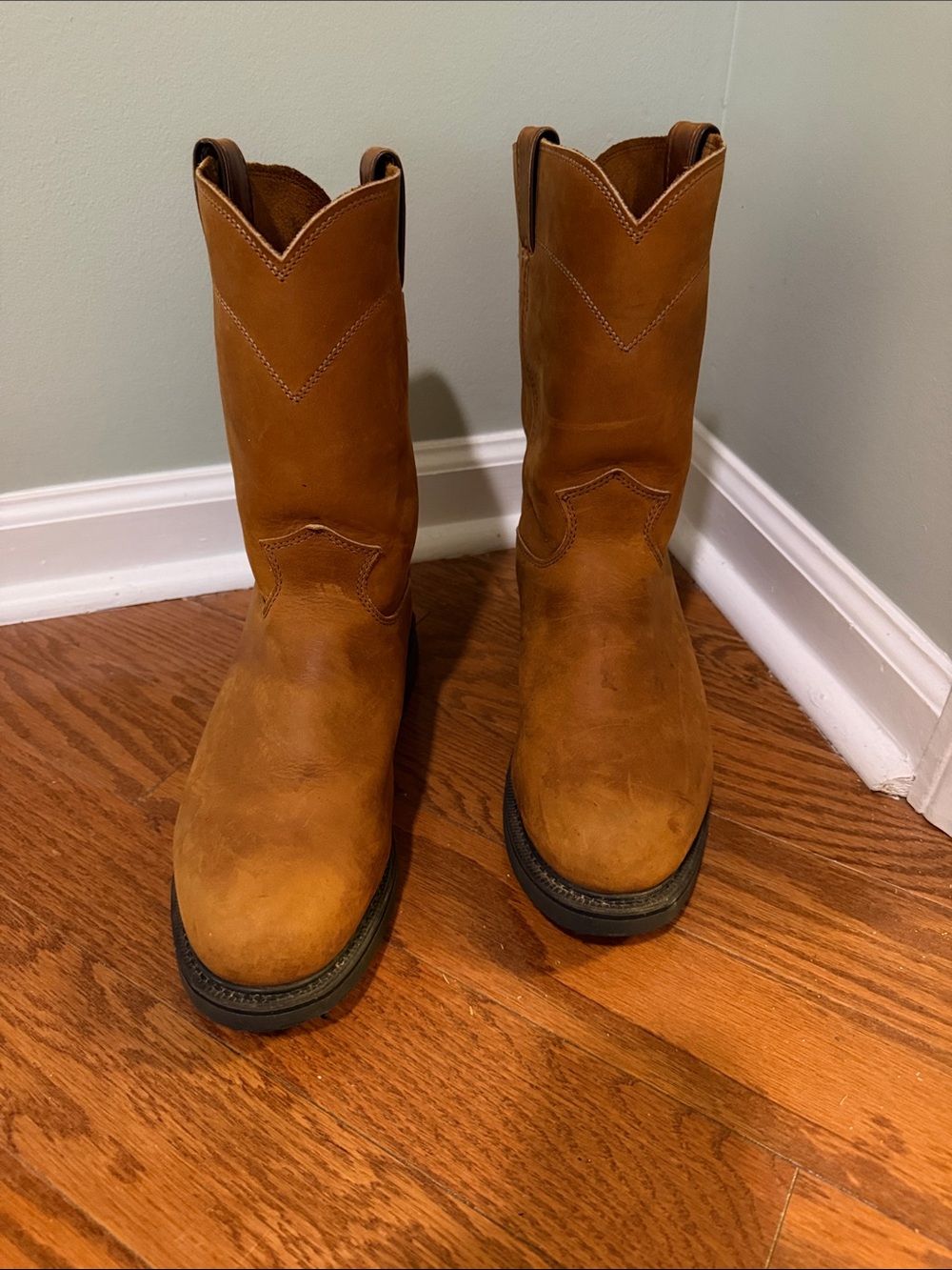 Justin Boots Men's Pull-On Western Boots - Brown